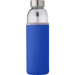 Szklana butelka sportowa 500 ml - niebieski (V0939-11)