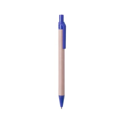 Długopis z kartonu z recyklingu - niebieski (V1993-11)