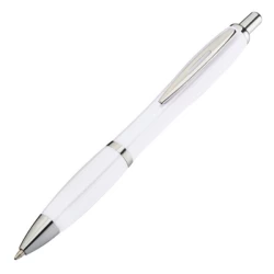Długopis plastikowy WLADIWOSTOCK - biały (167906)