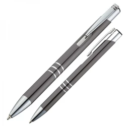 Długopis metalowy ASCOT - grafitowy (333977)