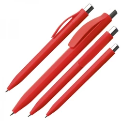 Długopis plastikowy KINGSTOWN - czerwony (356305)