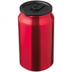Kubek metalowy LOCARNO 330 ml - czerwony (017305)