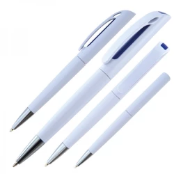Długopis plastikowy JUSTANY - niebieski (091904)