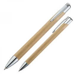 Długopis drewniany EL SALVADOR - beżowy (075813)
