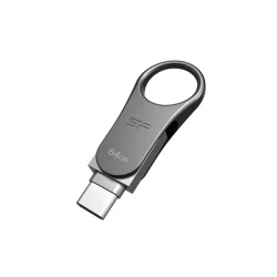 Pendrive z wejściem USB typu C Silicon Power Mobile C80 3.2 - szary (EG 815007 64GB)