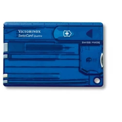 SwissCard Quattro - Niebieski transparent (07222T264)