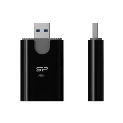 Czytnik kart microSD i SD Silicon Power Combo 3.1 - czarny (EG 819803)