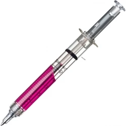 Długopis plastikowy INJECTION - różowy (108911)