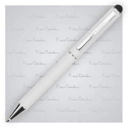 Długopis metalowy touch pen, soft touch CLAUDIE Pierre Cardin - biały (B0102000IP306)