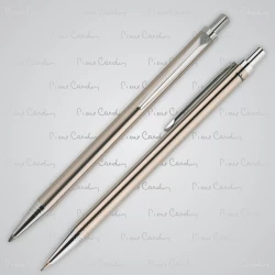 Zestaw piśmienny długopis i ołówek AMOUR Pierre Cardin - szary (B0400700IP307)