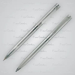 Zestaw piśmienny długopis i ołówek RENEE Pierre Cardin - szary (B0400900IP307)
