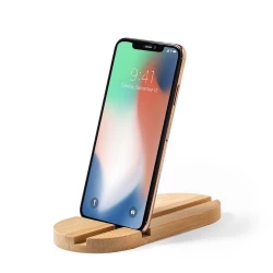 Bambusowy stojak na telefon, stojak na tablet - drewno (V0266-17)