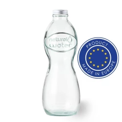 Szklana butelka 1 L - neutralny (V7208-00)