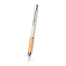 Długopis z bambusa i słomy pszenicznej - neutralny (V9357-00)