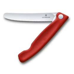 Składany nóż do warzyw i owoców Swiss Classic Victorinox - czerwony (67831FB05)