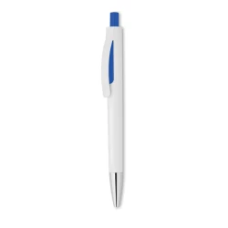 Przyciskany długopis w białej - LUCERNE WHITE (MO8814-04)