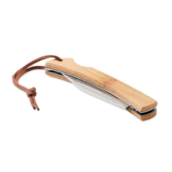 Nóż składany z bambusa - MANSAN (MO6623-40)