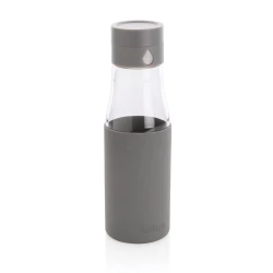 Butelka monitorująca ilość wypitej wody 650 ml Ukiyo - szary (P436.722)