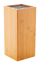 Santoku bambusowy blok na noże - naturalny (AP800471)