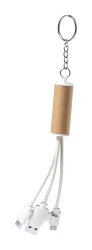 Feildin brelok kabel USB do ładowania - naturalny (AP722528)