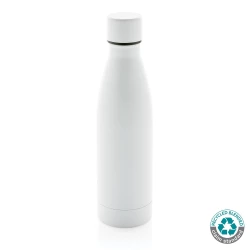 Próżniowa butelka sportowa 500 ml, stal nierdzewna z recyklingu - white (P433.273)
