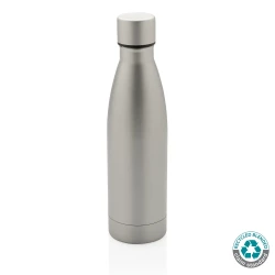 Próżniowa butelka sportowa 500 ml, stal nierdzewna z recyklingu - grey (P433.272)
