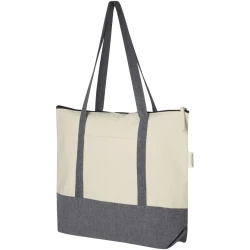 Repose torba na zakupy z suwakiem o pojemności 10 l z bawełny z recyklingu o gramaturze 320 g/m² (12064506)