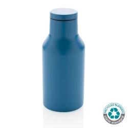 Próżniowa butelka sportowa 300 ml, stal nierdzewna z recyklingu - blue (P433.195)