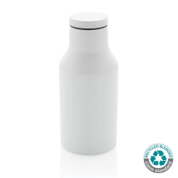 Próżniowa butelka sportowa 300 ml, stal nierdzewna z recyklingu - white (P433.193)