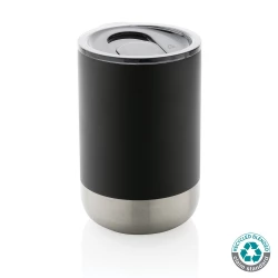 Kubek termiczny 360 ml, stal nierdzewna z recyklingu - black (P433.061)