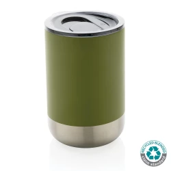 Kubek termiczny 360 ml, stal nierdzewna z recyklingu - green (P433.067)