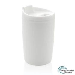 Kubek podróżny 300 ml, PP z recyklingu - white (P433.083)
