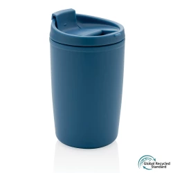 Kubek podróżny 300 ml, PP z recyklingu - blue (P433.085)