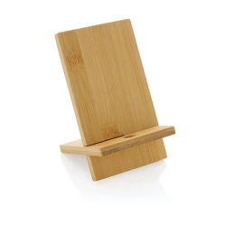 Bambusowy stojak na telefon - brązowy (P301.409)