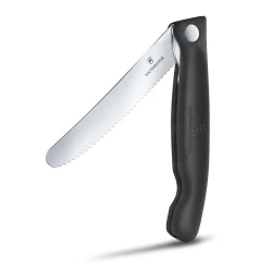 Składany nóż do warzyw i owoców Swiss Classic Victorinox - czarny (67803FB03)