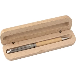 Długopis w etui - brązowy (V0080-16)