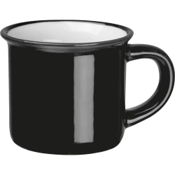 Kubek ceramiczny 60 ml - Czarny - (83843-03)