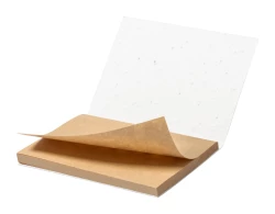 Zomek notatnik samoprzylepny z papieru nasiennego - naturalny (AP722723-00)