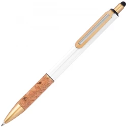 Długopis metalowy Capri - biały (369006)