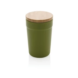 Kubek podróżny 300 ml, PP z recyklingu - zielony (P433.297)