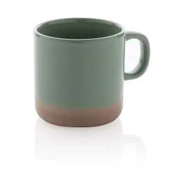 Kubek ceramiczny 360 ml - zielony (P434.117)