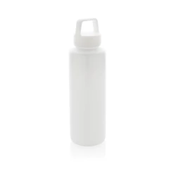 Butelka sportowa 500 ml, plastik z recyklingu - biały (P435.013)