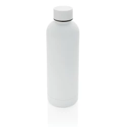 Butelka termiczna 500 ml, stal nierdzewna z recyklingu - biały (P435.703)