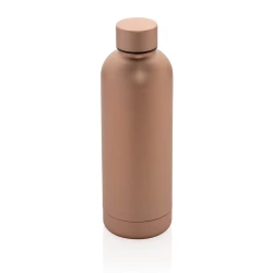 Butelka termiczna 500 ml, stal nierdzewna z recyklingu - brązowy (P435.709)