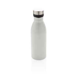 Butelka sportowa 500 ml, stal nierdzewna z recyklingu - biały (P435.713)