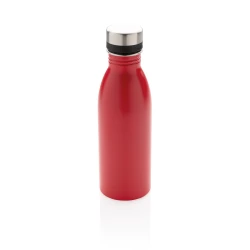 Butelka sportowa 500 ml, stal nierdzewna z recyklingu - czerwony (P435.714)