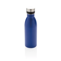 Butelka sportowa 500 ml, stal nierdzewna z recyklingu - niebieski (P435.715)