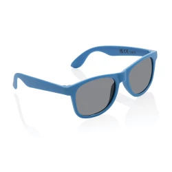 Okulary przeciwsłoneczne, PP z recyklingu - niebieski (P453.895)