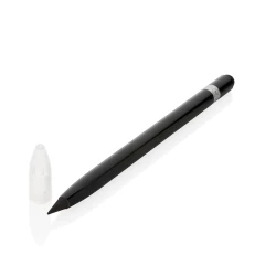Aluminiowy ołówek z gumką - czarny (P611.121)