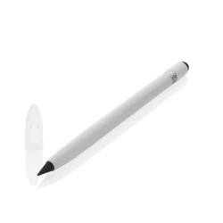 Aluminiowy ołówek z gumką - biały (P611.123)